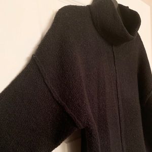 Black mock neck sweater